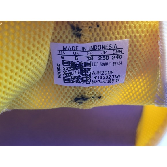 Adidas Terrex Captain Toey Hiking Boys Size 6 Yellow Blue Sandals IH2908 - Picture 10 of 14